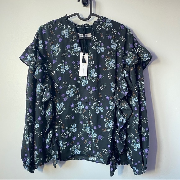 Nwt Cupcakes & Cashmere X Revolve Delia Blouse - Picture 10 of 16